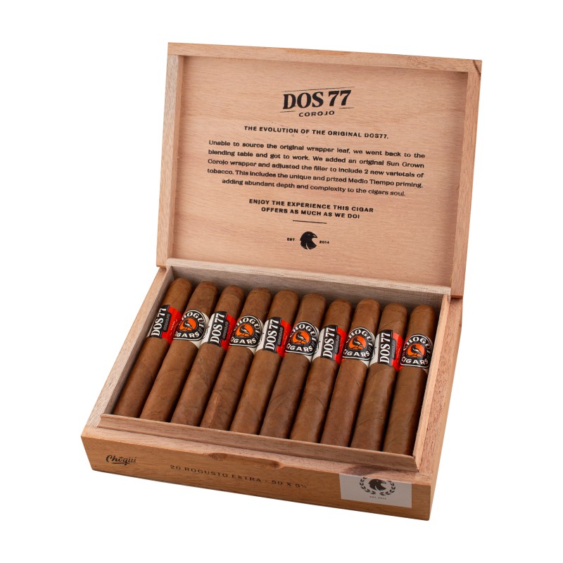 Chogui Dos 77 Corojo Robusto Extra 5x 50.5 Box of 20